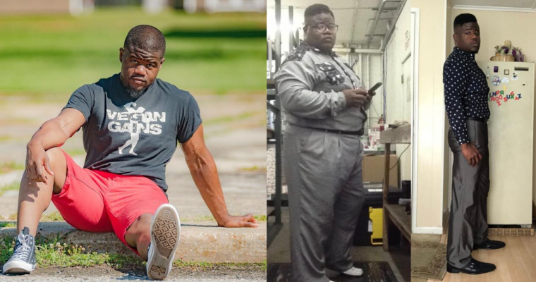 Man Transforms From 400 pounds to Vegan Bodybuilder